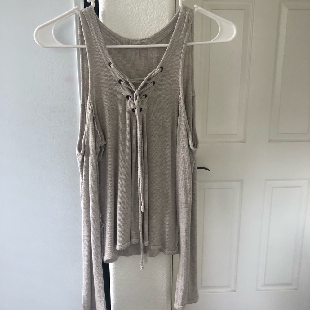 Long Sleeve Cut Out Shirt